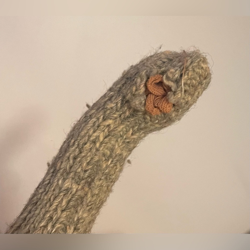 Vintage Gray Knit Sock Monkey - Picture 12 of 12